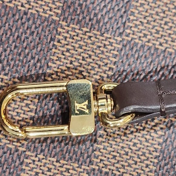 LOUIS VUITTON Damier Ebene Light PINK Pochette Rose Neverfull Ballerine Wristlet - Picture 11 of 11